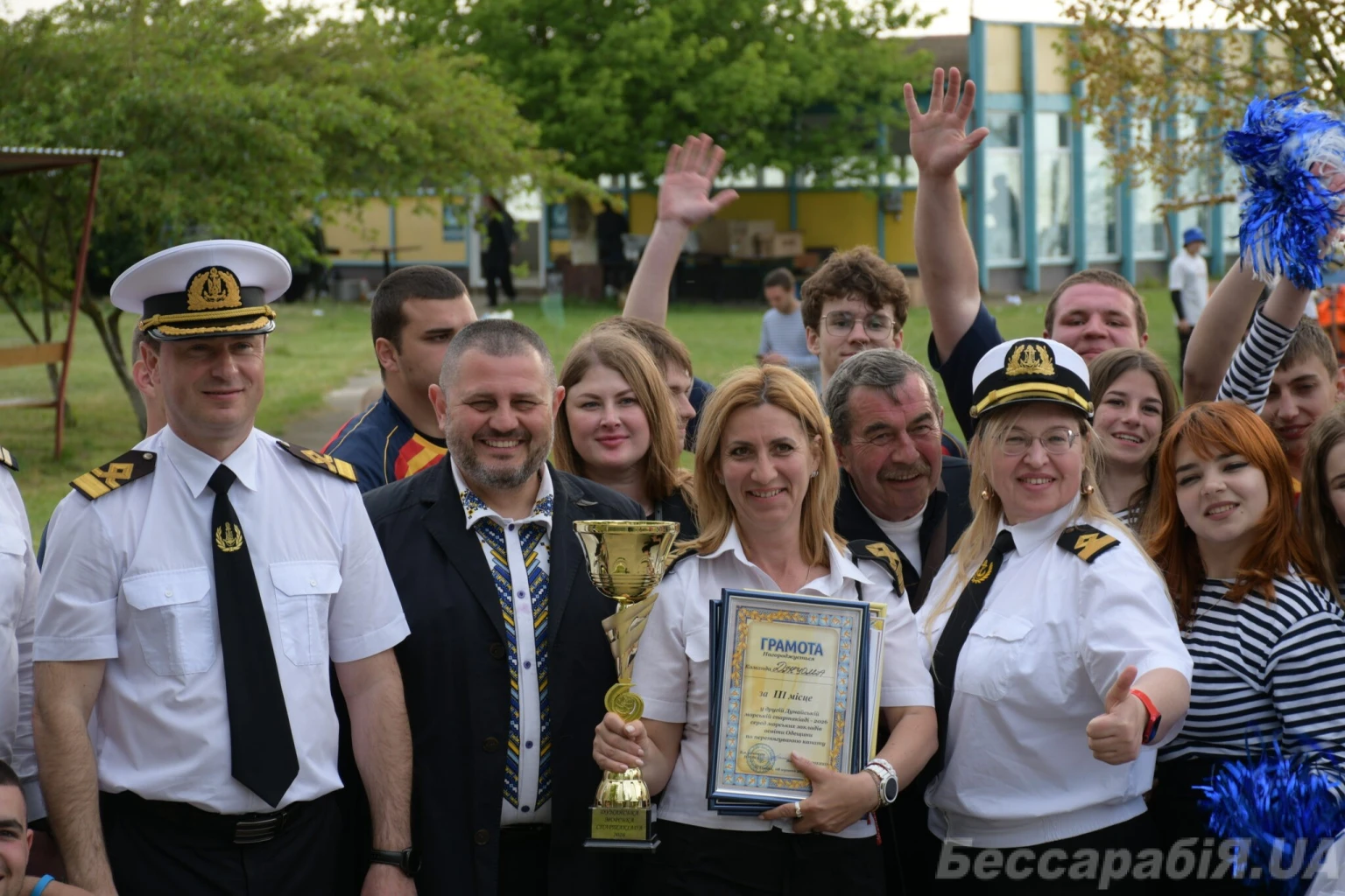 Тріумф «Титанів»: в Озерному визначили найсильніших курсантів-моряків